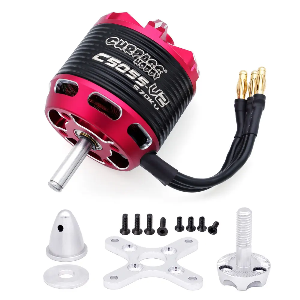 Новые детали для самолета бесщеточный двигатель C5055 v2 570kv 760kv 6S радиоуправляемых самолетов беспилотные летательные аппараты превосходят хобби