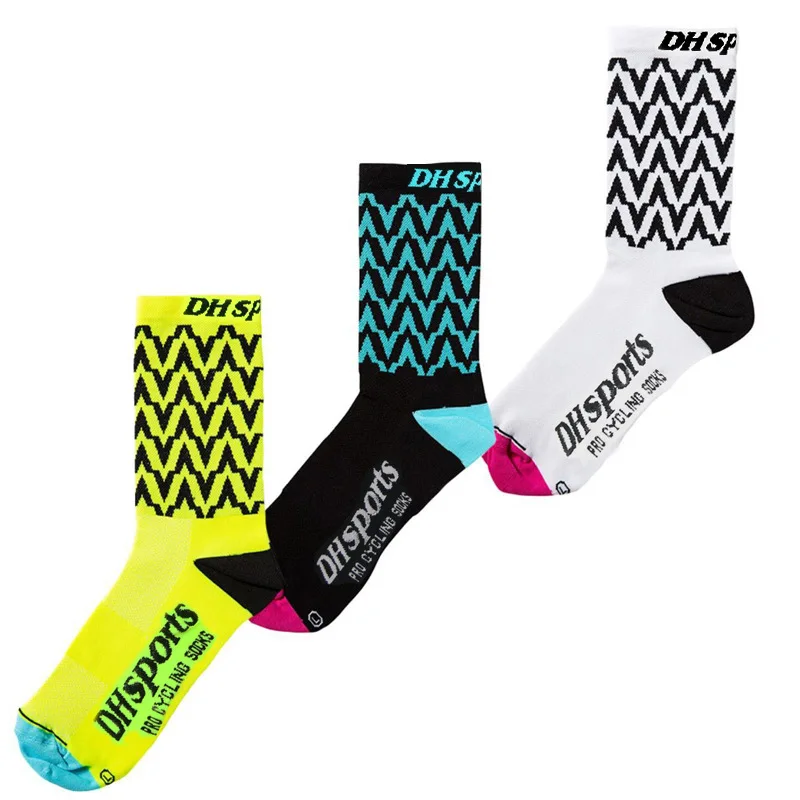 wholesales custom logo socks mtb  knee-high stockings  running basketball elastic breathable sock