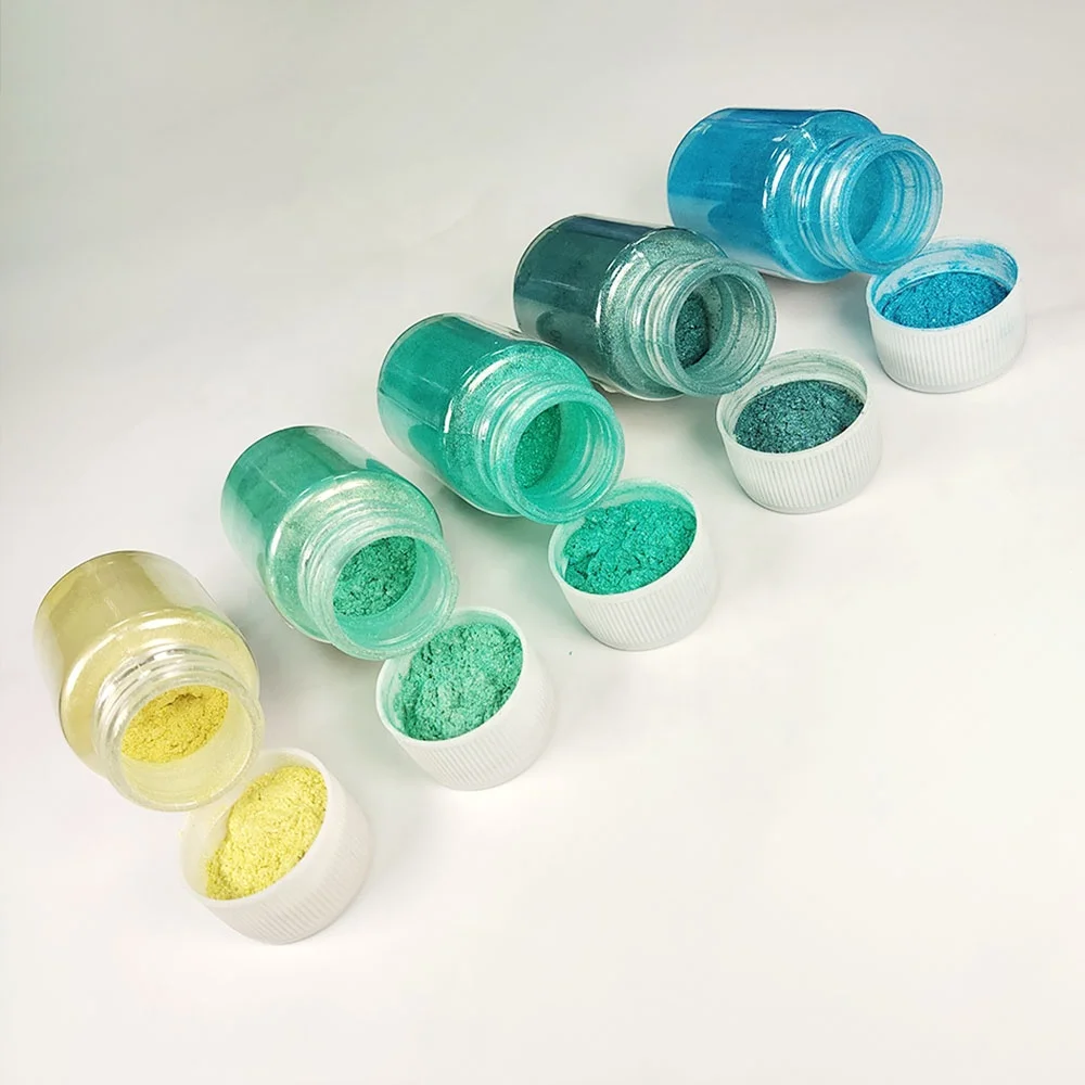 Wholesale Mica Powder Bulk Mica Pearl Pigment Powder Pearlescent Pigment For Epoxy Resin Hand Soap Candles Lip Gloss