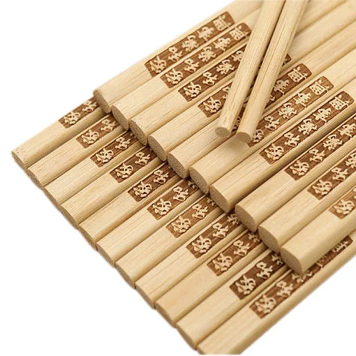 Round Bamboo Chopsticks Hot Sale Bamboo Chopsticks Home Cutlery Natural Bamboo Case Chopsticks