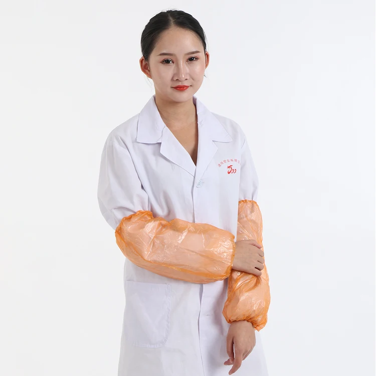 PE пластиковый водонепроницаемый мешок руки за рукав одноразовые рукава для защиты рук защитный рукав