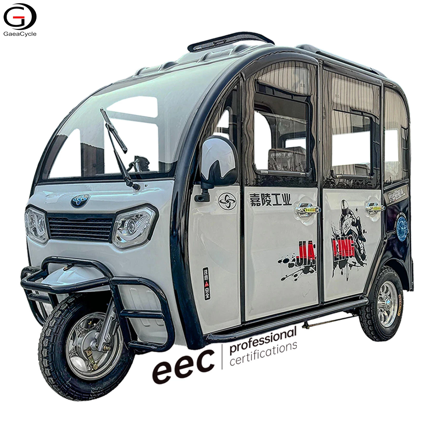 ZR5D 2024 New Product Big Power Closed Type Electric Tricycles Big Load Passenger Electric Bike