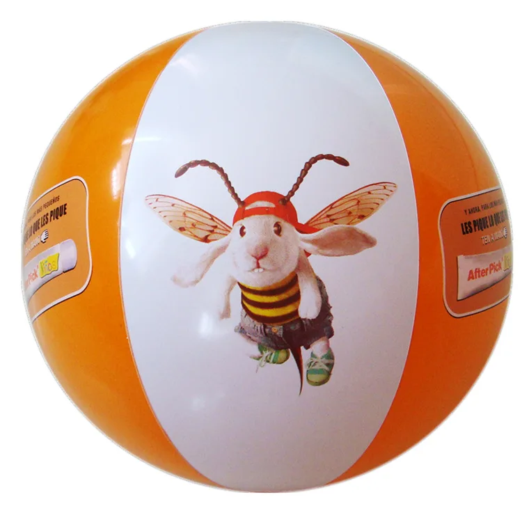 Товары высокого спроса, пластиковый Красочный Блестящий надувной пляжный шар с картонной печатью, водные игрушки, надувной пляжный мяч из ПВХ, игрушка