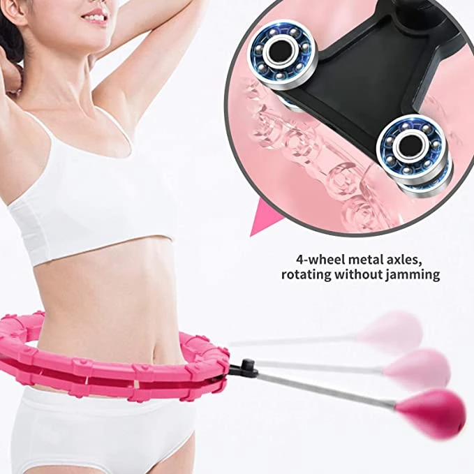 Professional  Detachable Fitness Hula hooping hoops gym equipment Sports Workout Exercise Weight loss hula ring hoop
