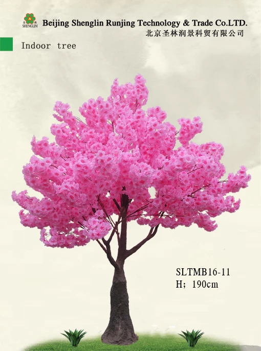 MAN Artificial Cherry Tree False Tree Peach Tree Interior Decoration Large Plant Wedding Hotel