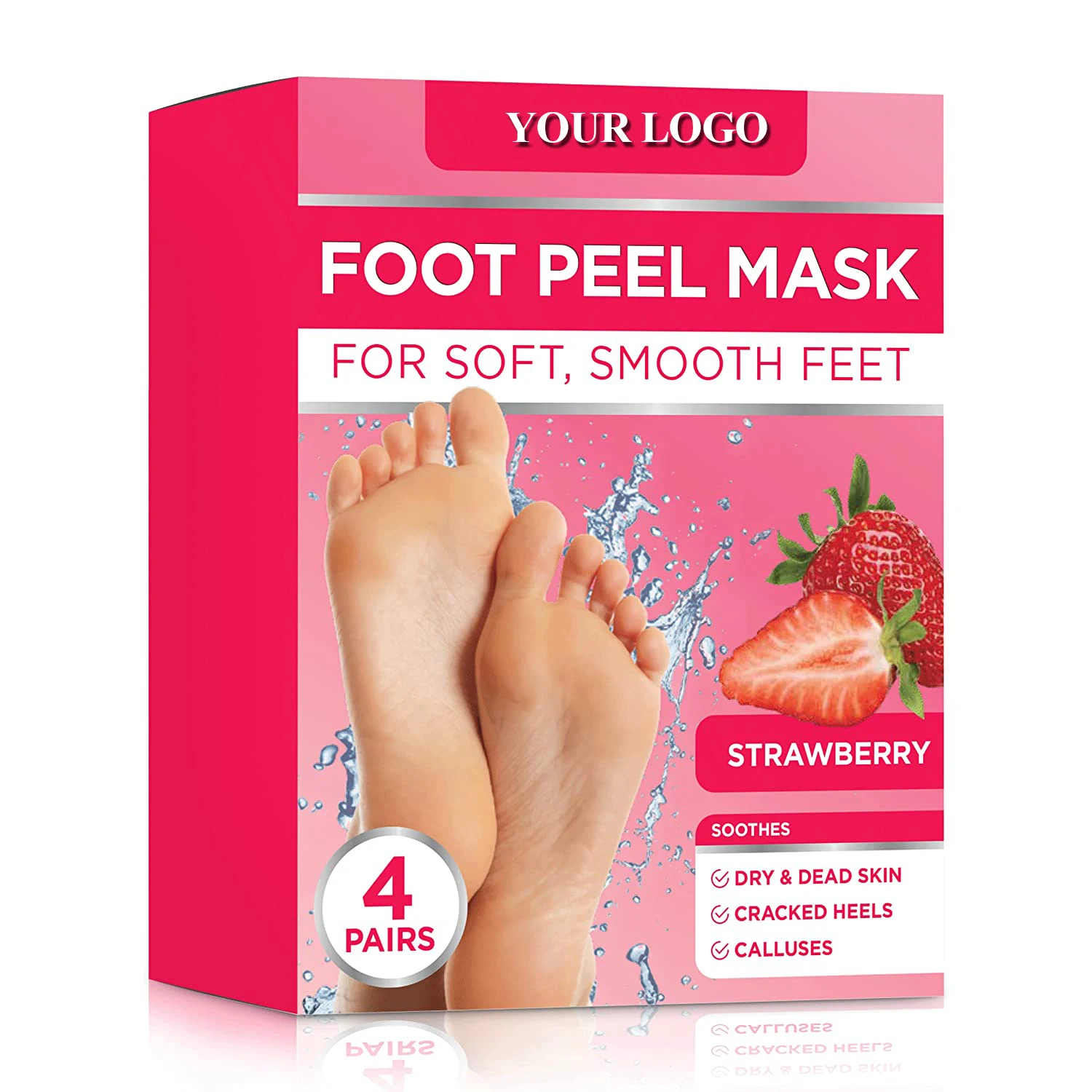 Wholesale Organic Peeling Exfoliating Foot Mask Feet Mask Remove Dead Skin Footmasks Cuticles Heel Foot Care