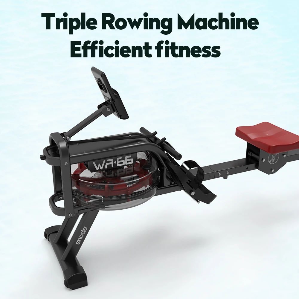 Snode New RW66 40hq-420pcs Indoor Home Exercise Equipment Water Resistance Rowing Machine No Noise