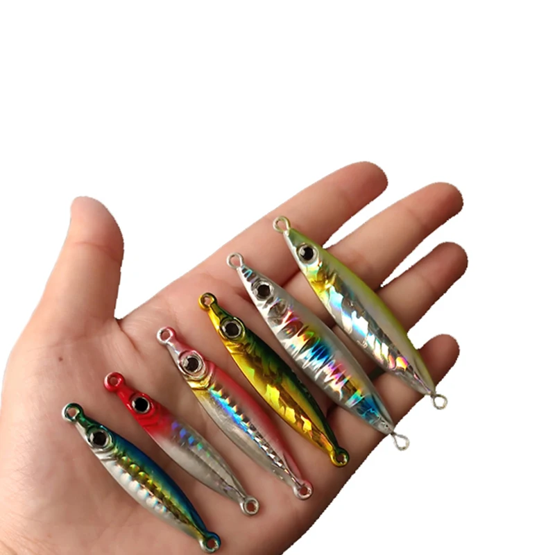 China Factory Jig 3D Print 20g 30g 45g Metal Jigging Lure Tungsten Alloy Steel Jig Bait