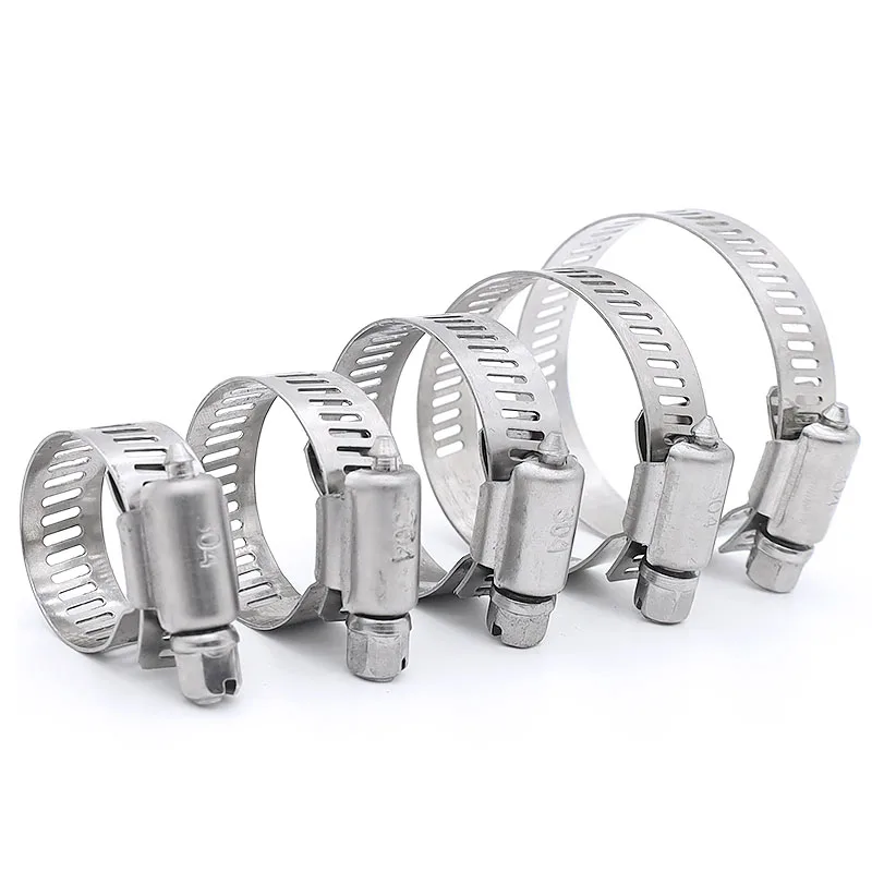 6-101mm Stainless Steel 304 Hose Clamps