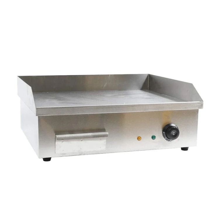 Pancake Machine Teppanyaki Scoop Griddle Cooktop Grill BBQ Flat Top Grill Hot Plate Electric Countertop Griddle (3000W)