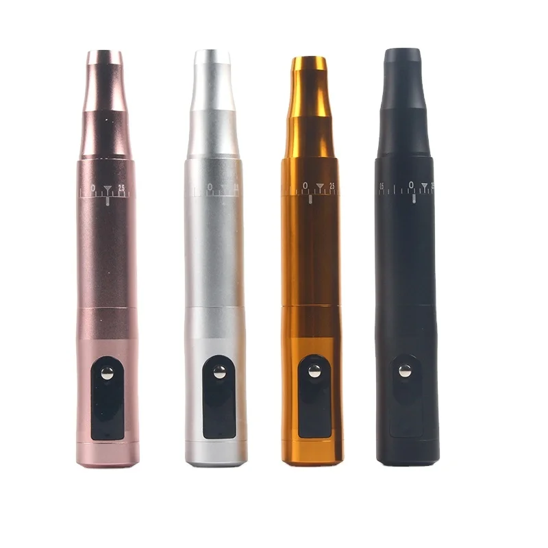 OEM wireless rotary tattoo machine 5 level digital micropigmentation permanent makeup machine with needles