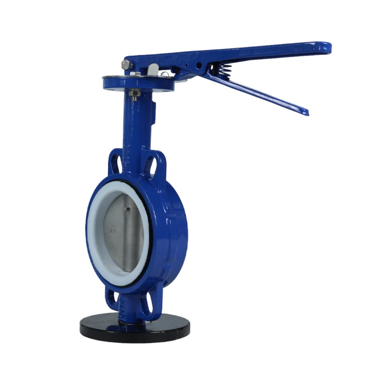 Huifa High temperature cast iron stainless steel ANSI 150LB 304 316 JIS10K pn10-16 WCB PTFE Zero leakage  Wafer Butterfly Valve
