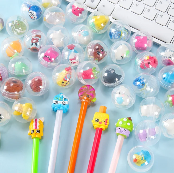 28 mm Fully Transparent Mini Vending Machine Capsule Toys for Gashapon Vending Machine with Kawaii Cute Toys