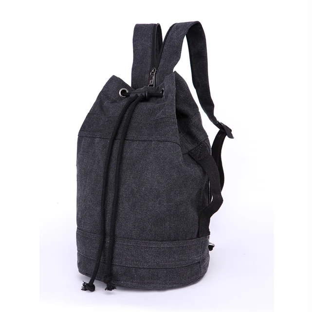 BEARKY factory oem custom logo heavy duty gym sport drawstring canvas backpack bag