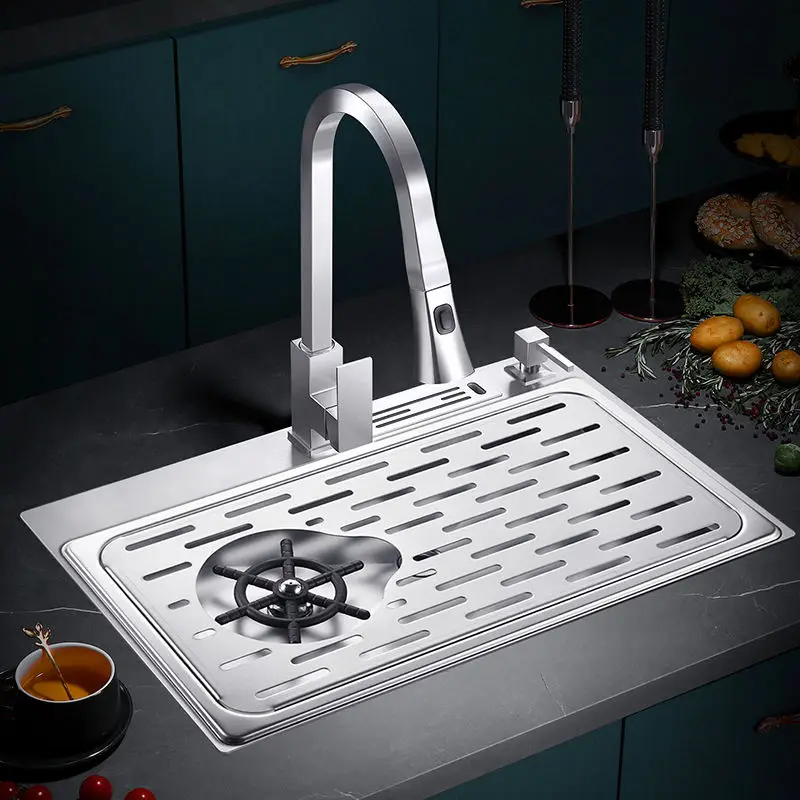 Black Drying Rack Espresso Rinser Side Spray Espresso Parts Barista Basics Bar Accessories Glass Stainless Steel Cup Washer