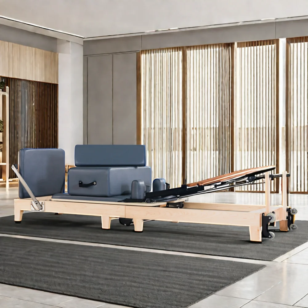 Wholesale of new products reformer pilates machine wooden foldable pilates reformer