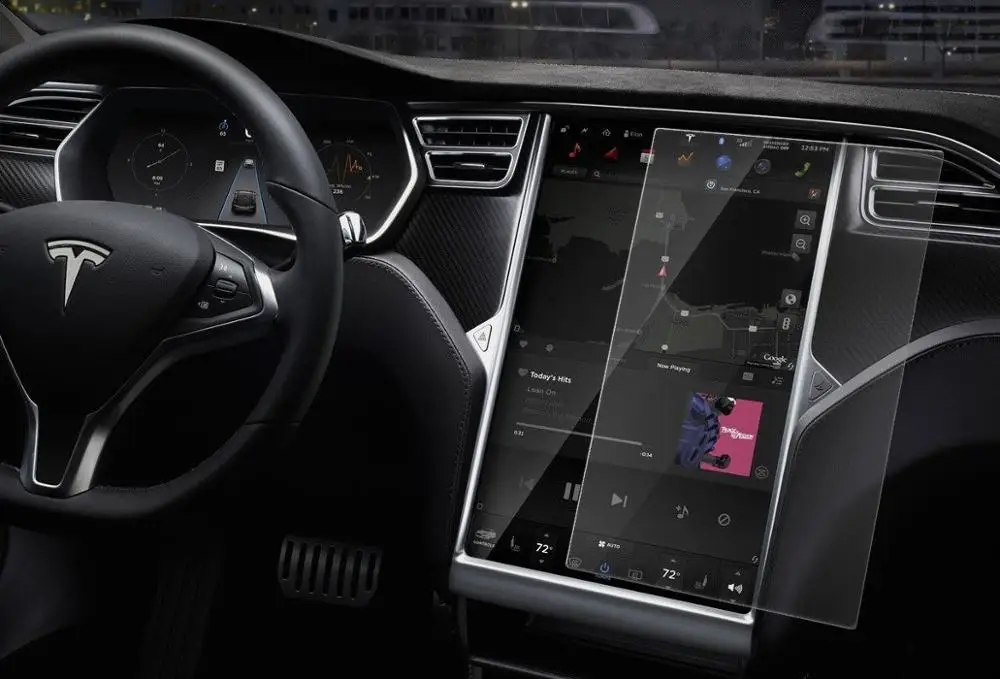 Автомобильные аксессуары Защитная пленка для экрана GPS навигатора гарантия