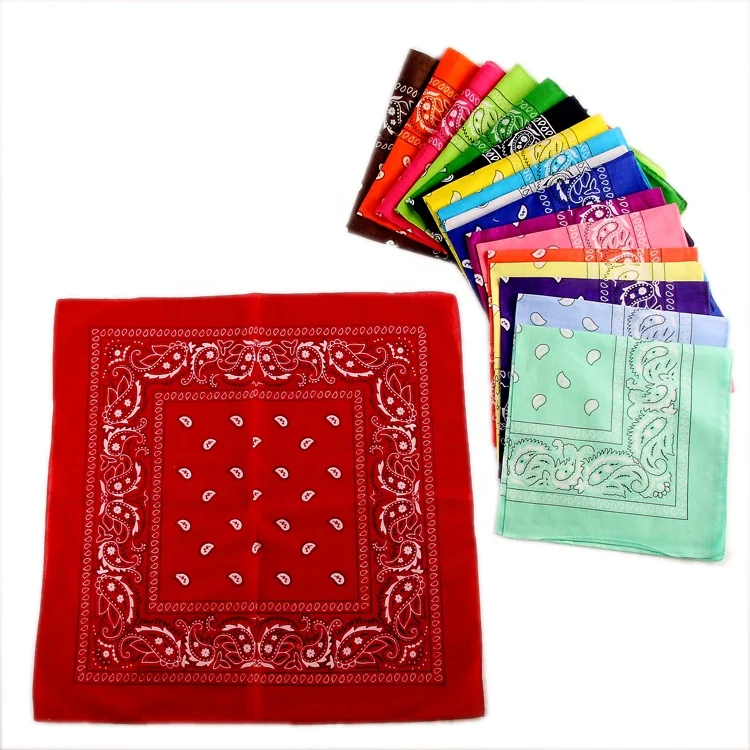 Custom Cotton Printed Paisley Bandana bibs/Dog Bandana