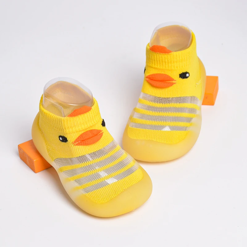 baby socks shoes rubber bottom  anti-slip newborn toddler breathable Little monster soft