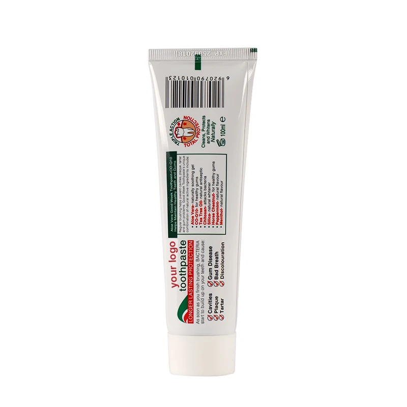 Aloe Vera Tooth paste Cool Mint whitening toothpaste with toothbrush