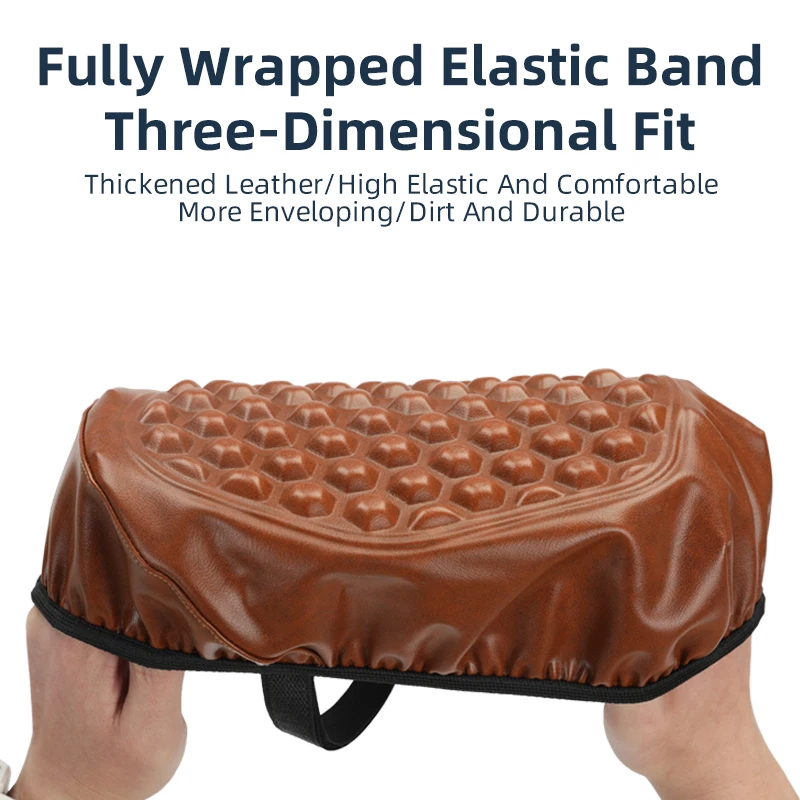 WEST BIKING E-bike Saddle Cover Comfortable Waterproof Breathable Cycling Saddle 3D Silicone Soft Cycle Seat Cover