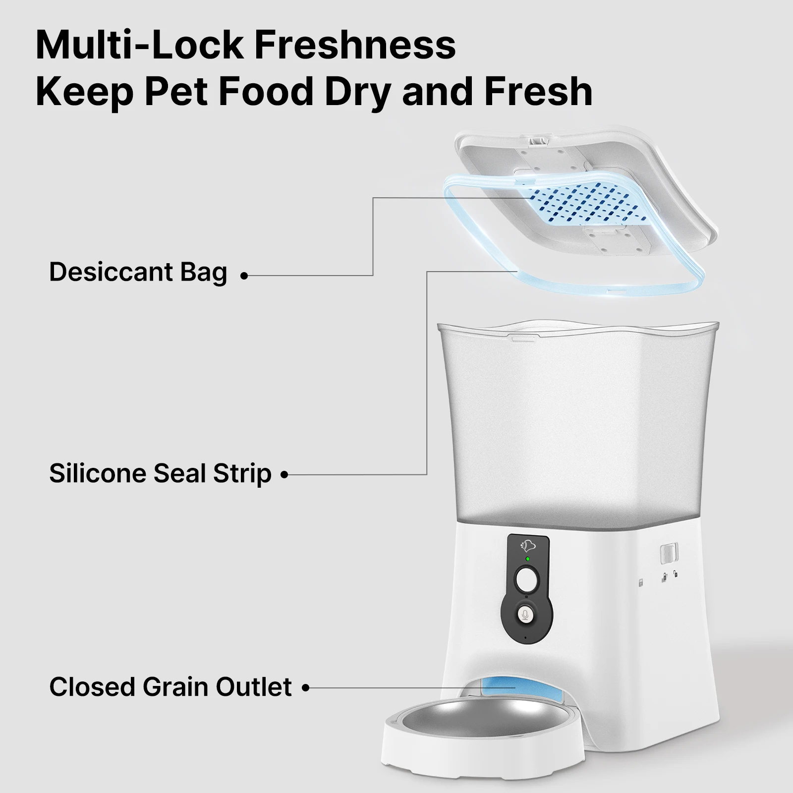 Petsuper hot selling wholesale cats food feeder dog popular automatic pet feeder