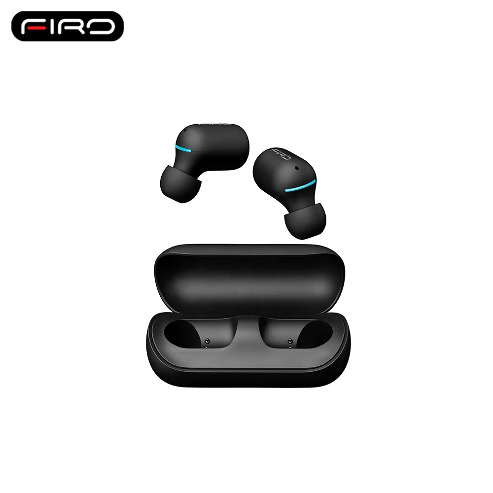 Small in ear wireless earphone 2021 metallic capsule cute box earphone with microphone and volume control