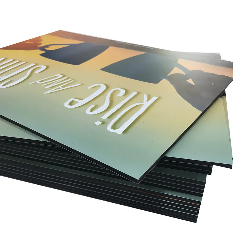 Customized UV printing foam advertising board, PVC foam board poster banner logo custom white poster board display