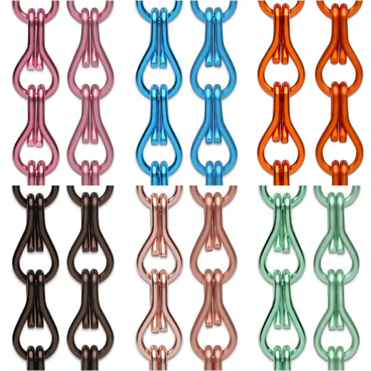 Decorative aluminum curtains for events: Decorative aluminum curtains used for decoration and separation purposes at parties, ex