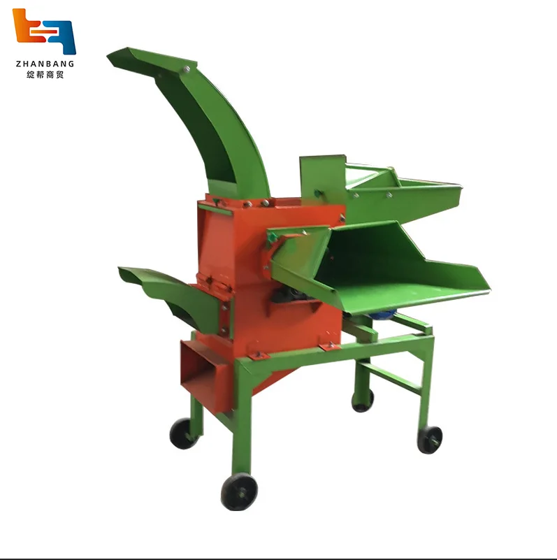 Small Mini Diesel Wheat Corn Rice Grass Stalk forage Hay Ensilage Chaff Cutter Machine For Sale