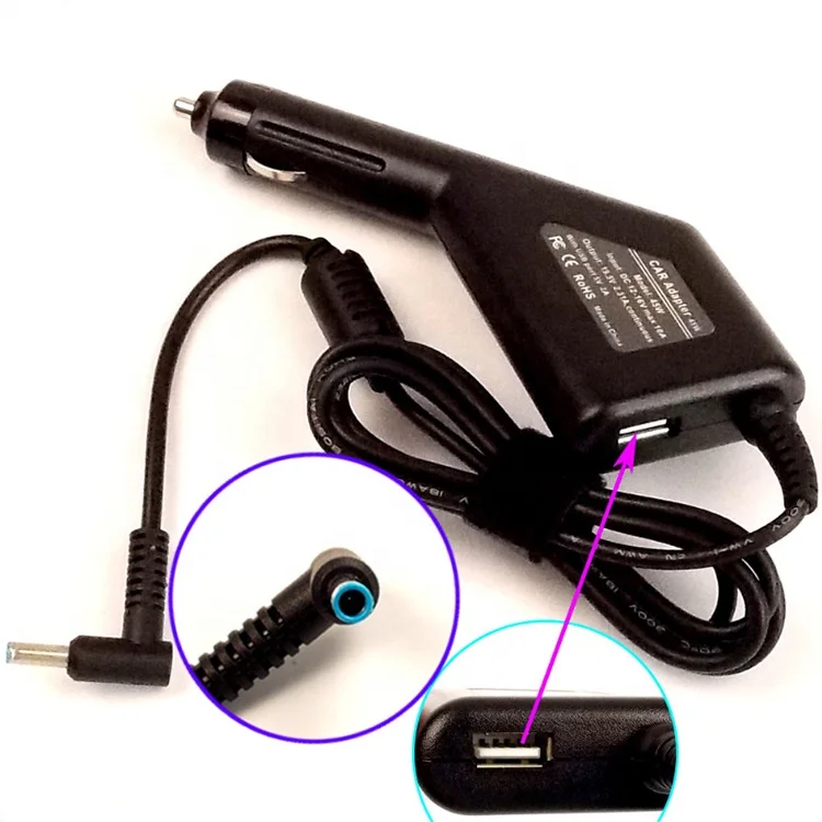 
Laptop Car Charger For HP 19.5V 2.31A 45W 740015-004 741727-001 4.5*3.0mm 