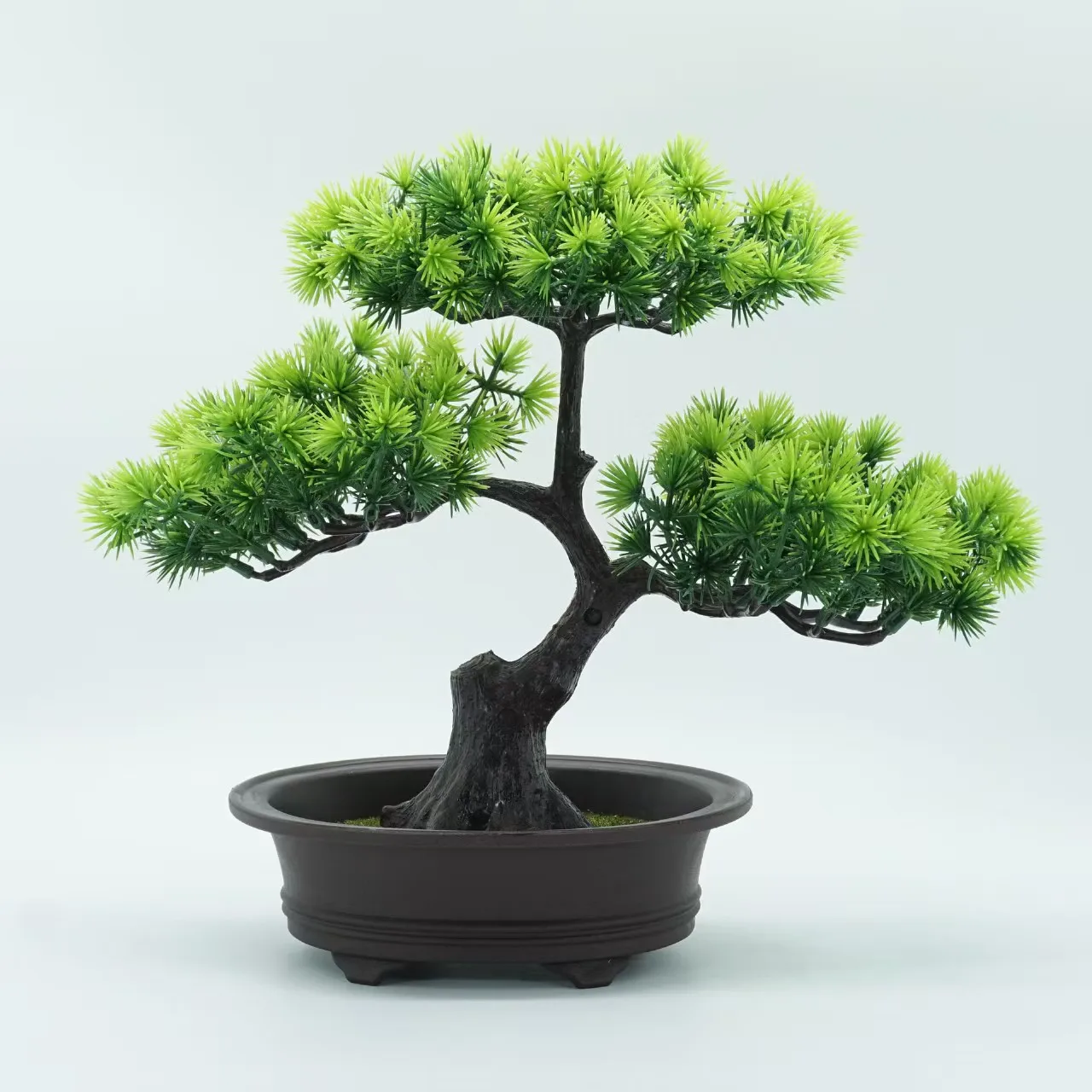 Wholesale New Longevity Pine Bonsai Decoration Artificial Flowers Tree for Wine Cabinet Home Desktop Welcome