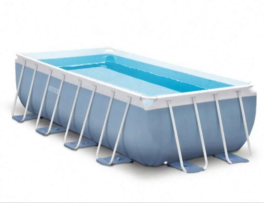 2021 xbl sue Intex 26792  16FT  488cm large  Rectangular Steel Frame  outdoor  swimming  pools  with filter pump