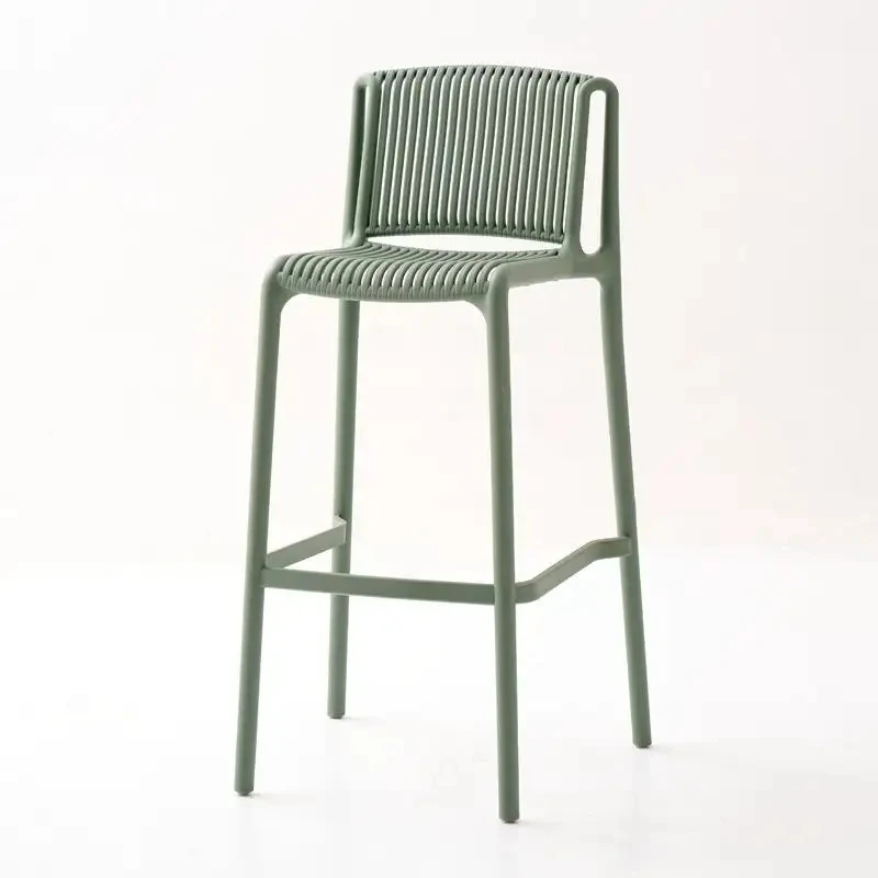 Hot Sale Modern Kitchen Counter Outdoor Athletic Club Sport OEM Colors Plastic Tall Bar Chair