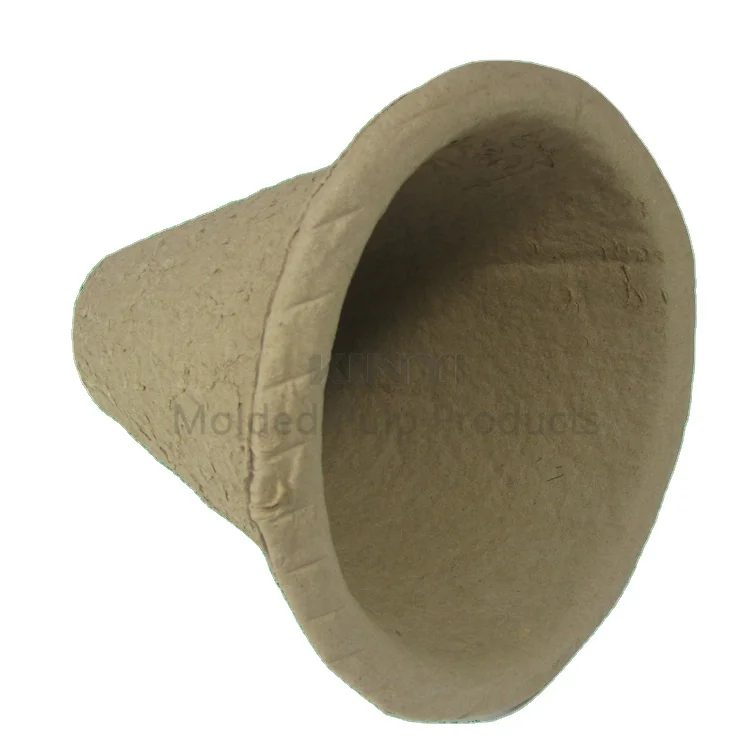 
Paper pulp brown color bio degradable plant pots 