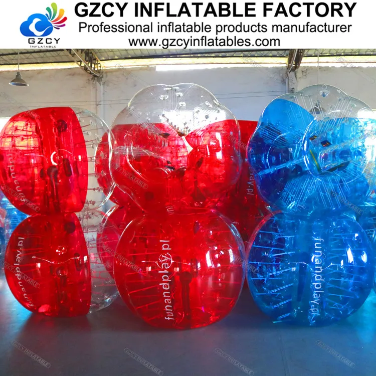 Factory durable futbol burbuja human bubble ball adults body zorb cheap bumper ball inflatable ball
