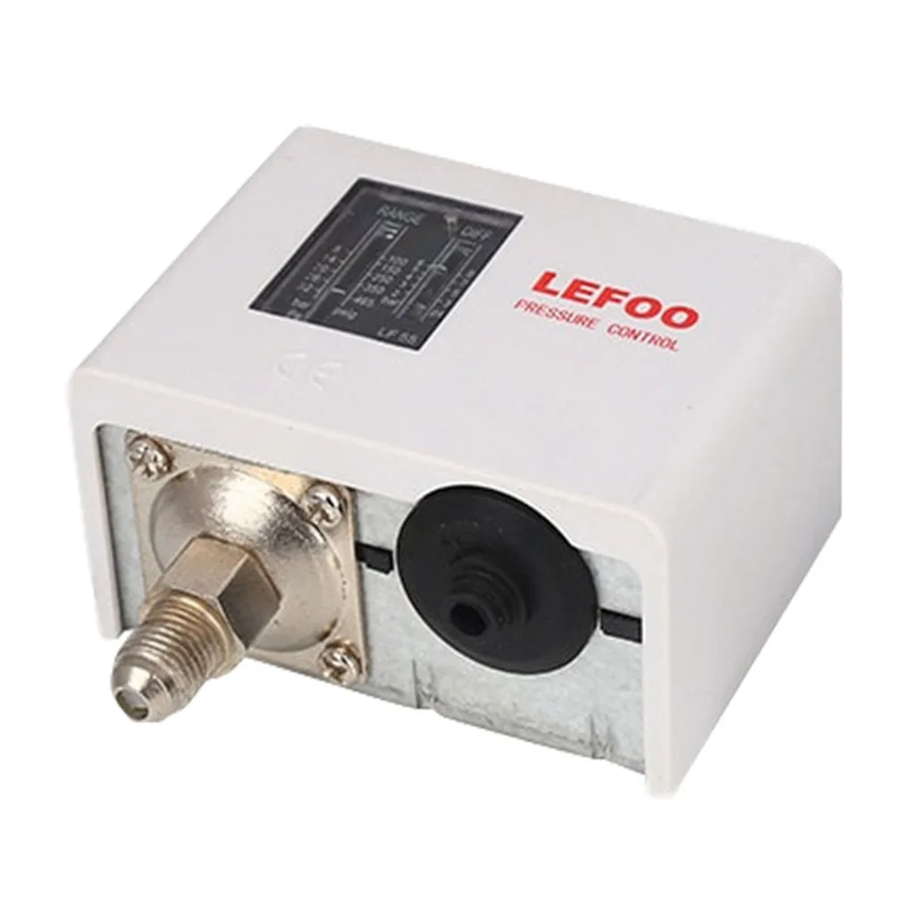 LEFOO LF55 Pressure Switch for Refrigeration System, available in air or water fluid