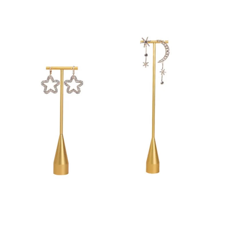 Hot sale european style metal ear stud display prop Exquisite jewelry store window display earrings jewelry rack