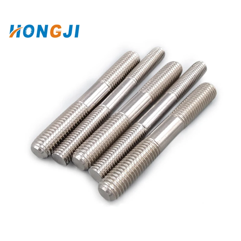 Inch size stud bolt in stock  ASME B 18.31.2 SS304 double thread machine screw