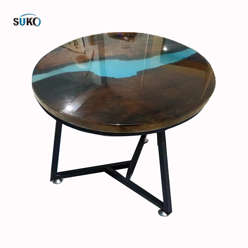 
2021 New resin table top river table 
