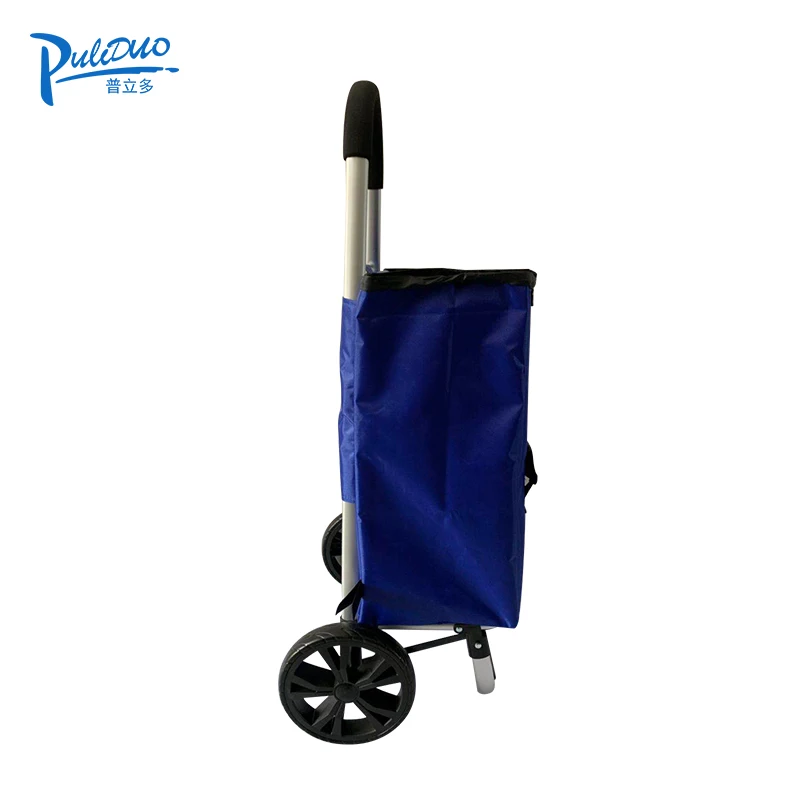 Aluminum alloy   shopping cart bag folding cart