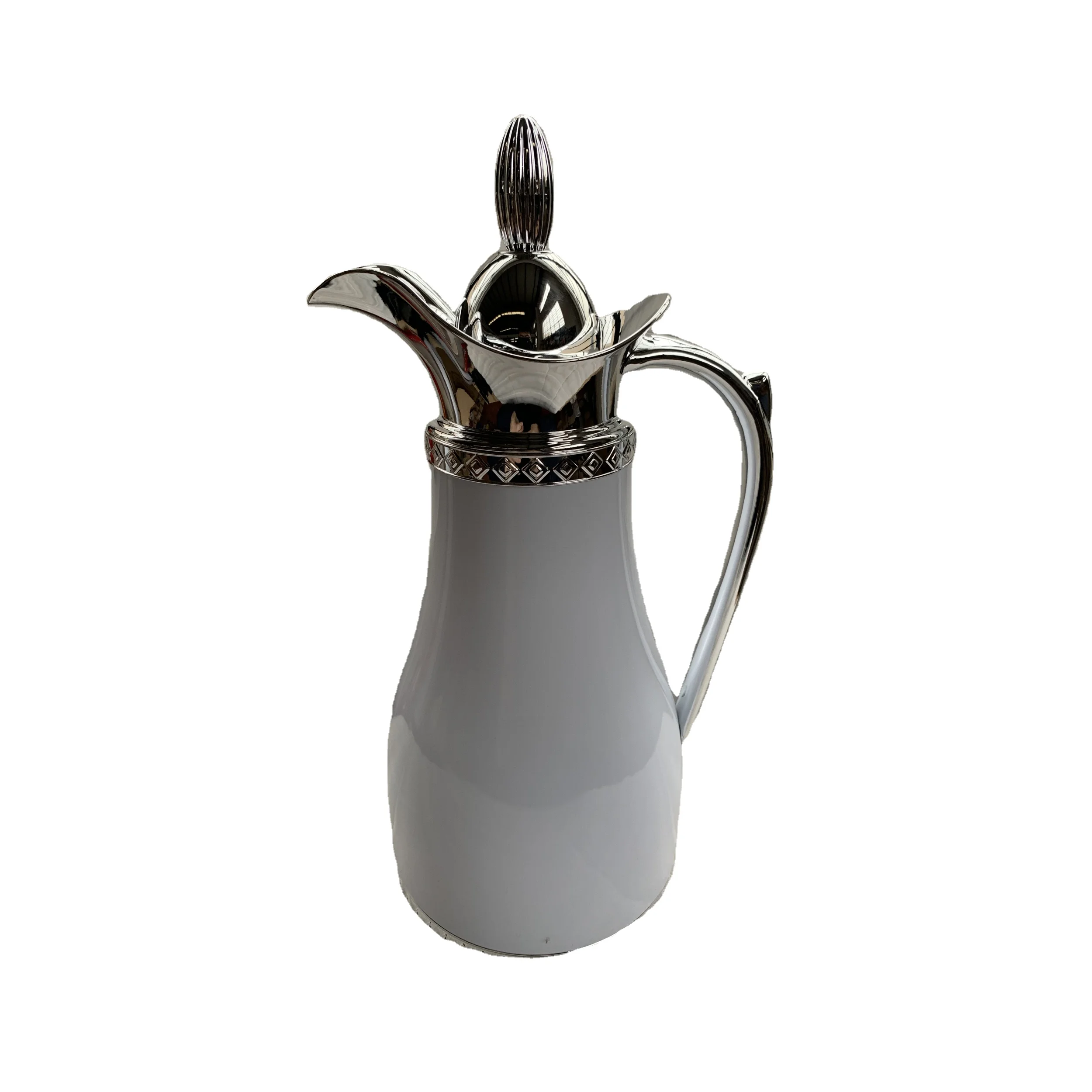 New 1000ml Arabic Style Popular Pink Glass Refill Water Bottle Coffee Pot Vacuum Flask