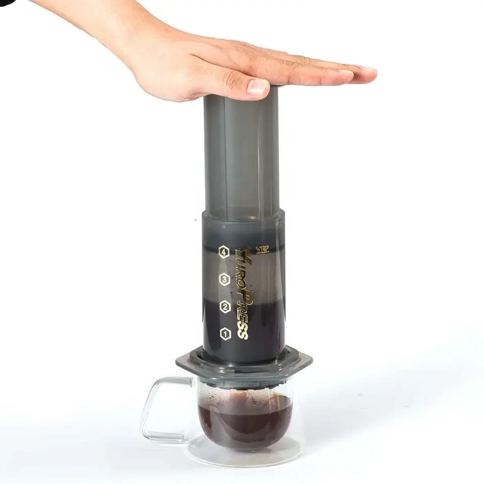 Yuropress Portable Travel Coffee Press Makes Delicious Coffee Espresso and Cold Brew in 1 Minute