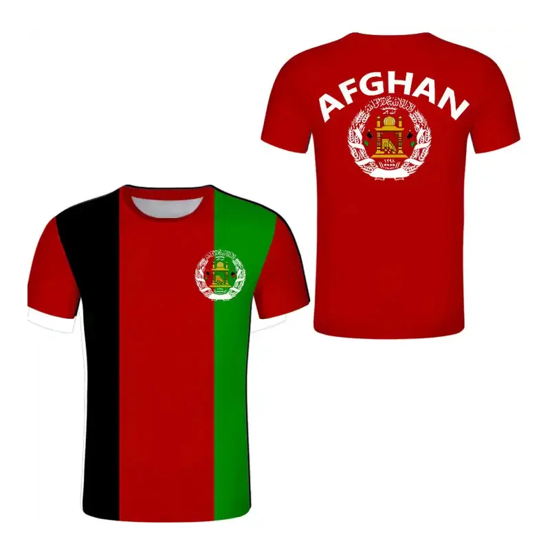 2024 High Quality Afghan T-Shirt  Afghan Clothes Shirt Afghanistan Flag Clothing For Men