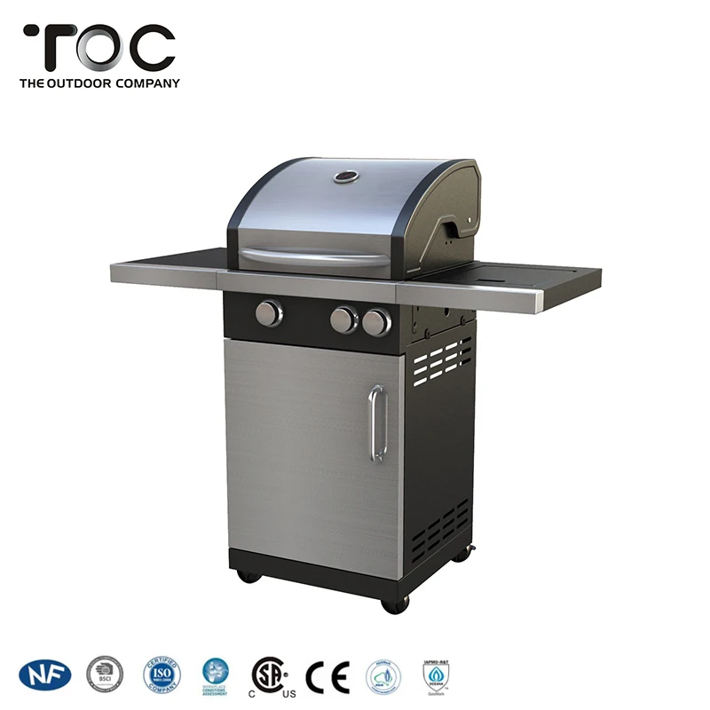 Wholesale Custom Smokeless BBQ 2 Burner Home Party Outdoor Barbecue Gas Grill