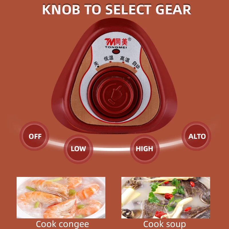 Slow Cookers And Sous Vide Multi-Specification Function  Slow Cooker Electric Ceramic Crock Pot Household