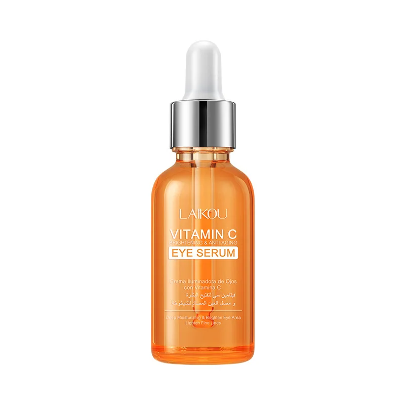 OEM/ODM Vitamin C Anti-wrinkle Anti-aging Brightening Skin Care eye serum 30ml essence eye