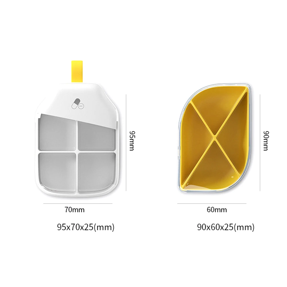 7 Days Portable Pill Box Container For Travel Weekly