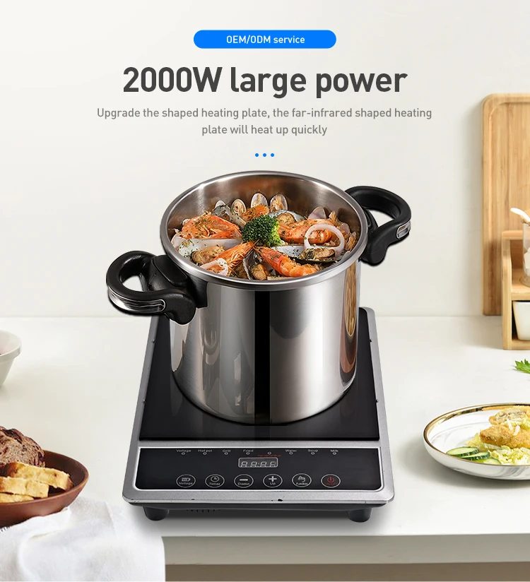 Hot Sell Soft Touch Control Induction Cooktop Electric Hotplate Induction Cooker