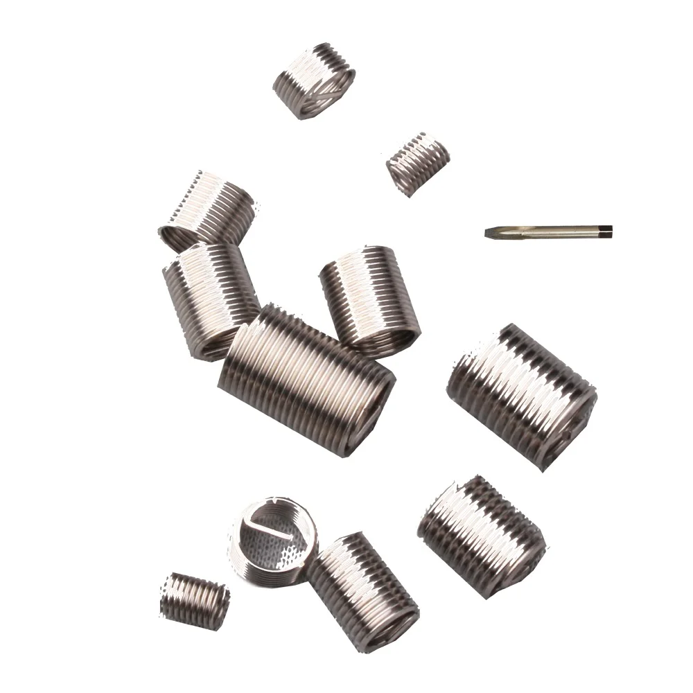 Helicoils insert screw fasteners m2*0.4 2.5d 3d tailless steel wire thread sleeve